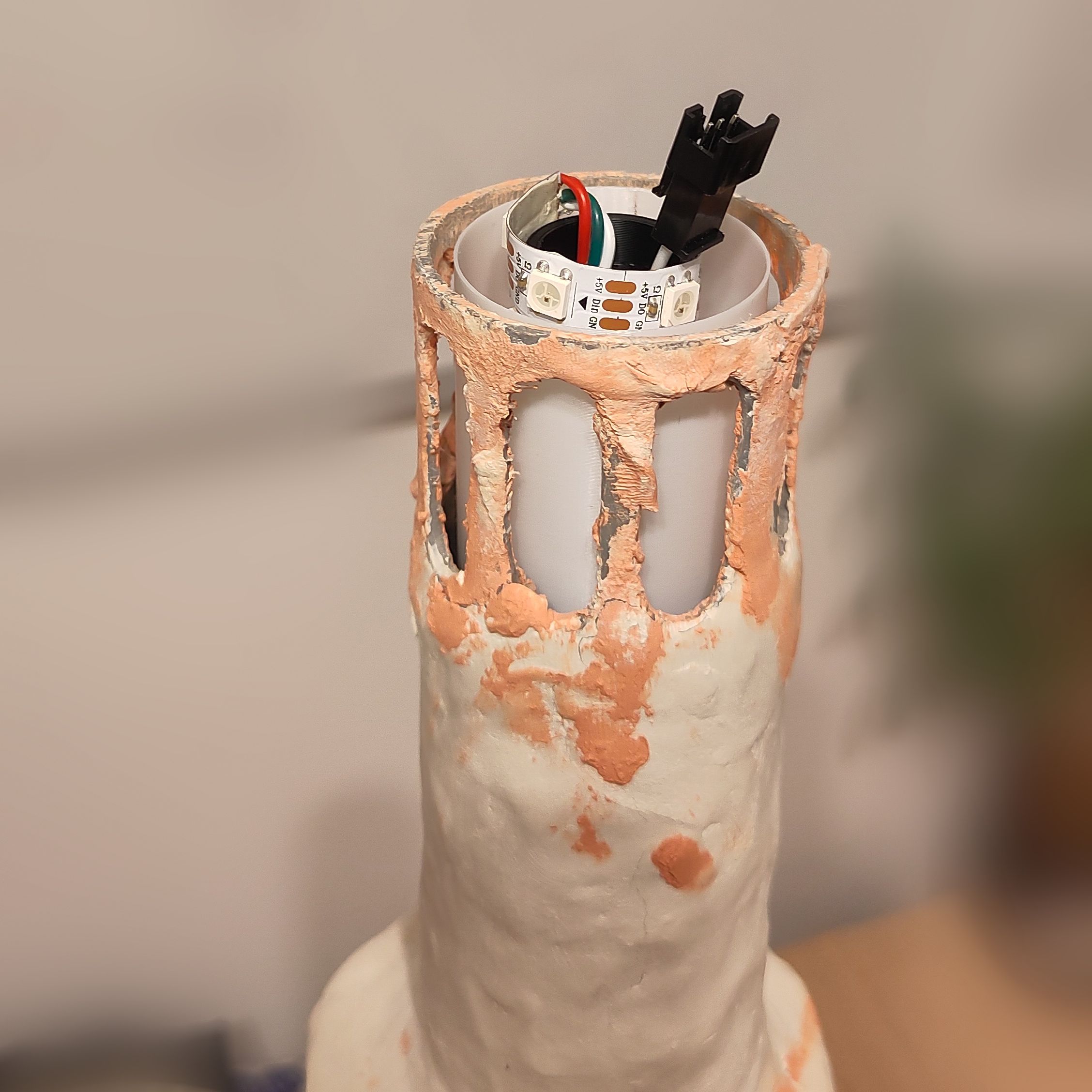 Schraubenwicklung mit eingesetztem Diffusor (Isometrie)