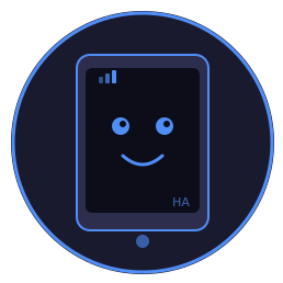 Profile picture for the HA-User Kiosk. Made with Claude.