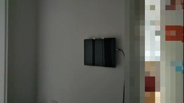 Animated Image from the final Homeassistant Kiosk Dashboard where it activates itself