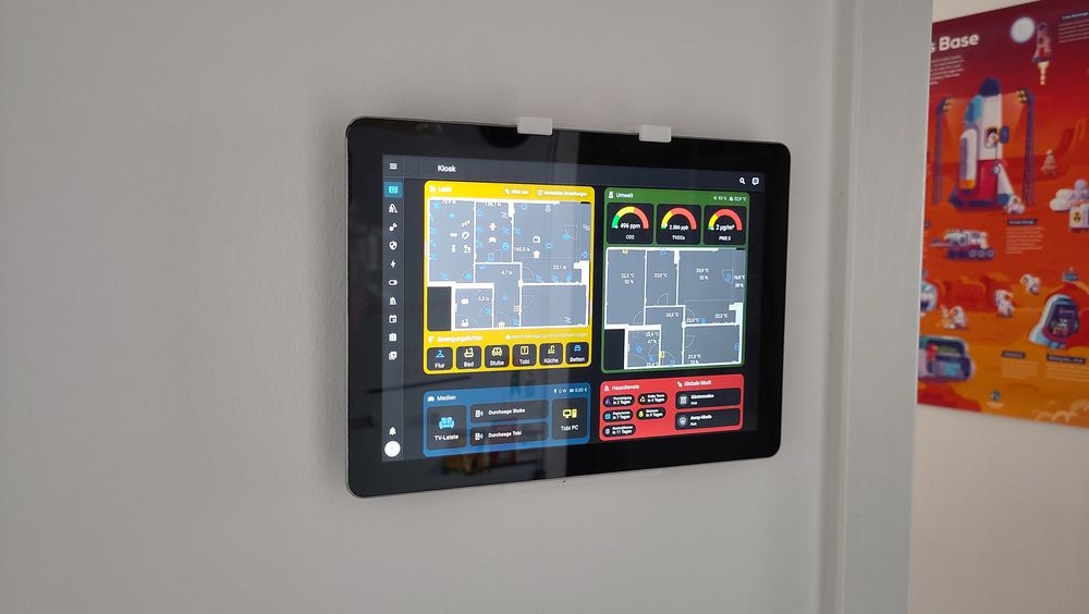 Photo from the Microsoft Surface Go1 on the wall.